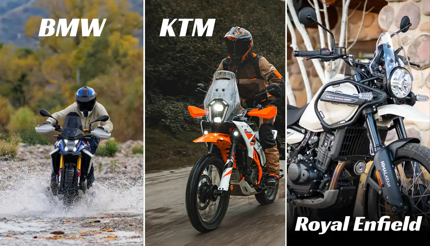 BMW vs KTM vs Royal Enfield